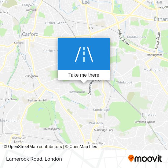 Lamerock Road map