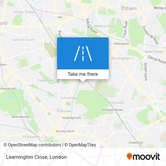 Leamington Close map