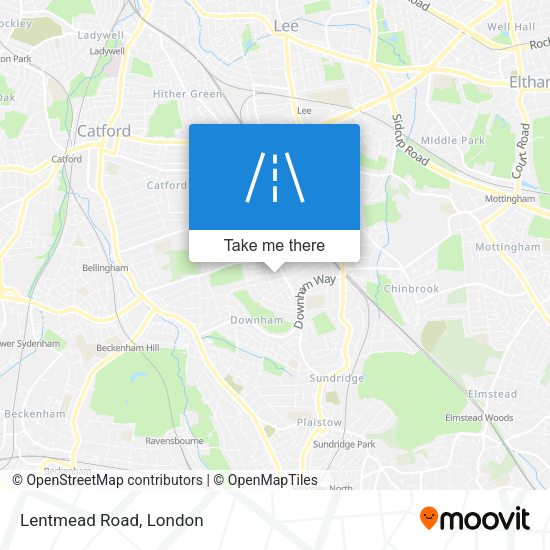 Lentmead Road map