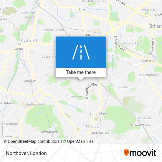 Northover map