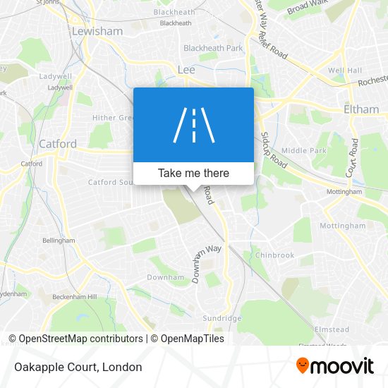 Oakapple Court map