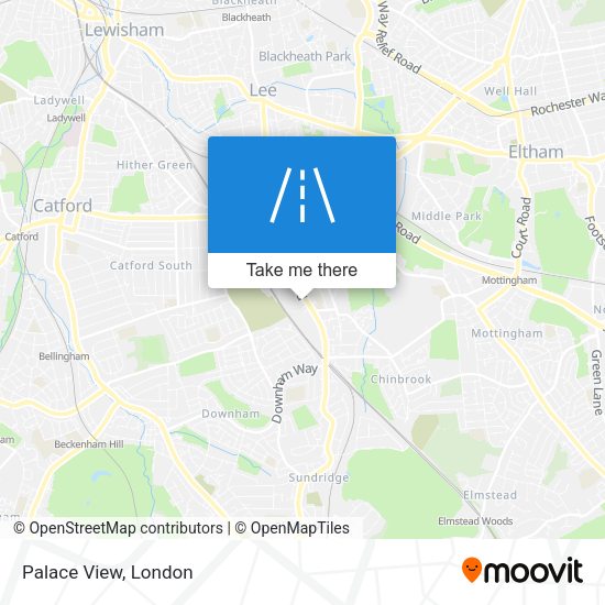 Palace View map