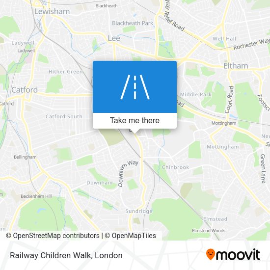 Railway Children Walk map