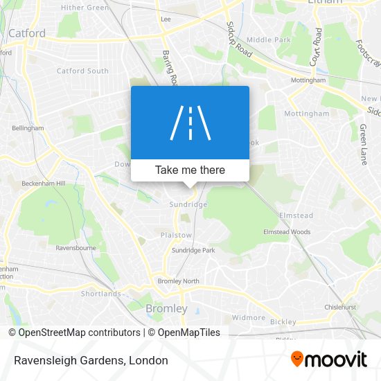 Ravensleigh Gardens map