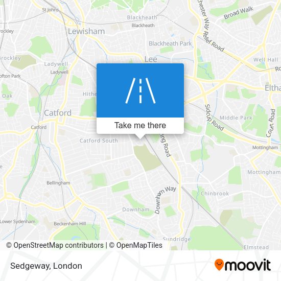 Sedgeway map