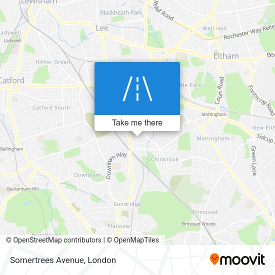 Somertrees Avenue map