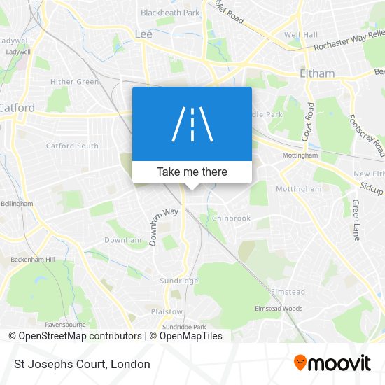 St Josephs Court map