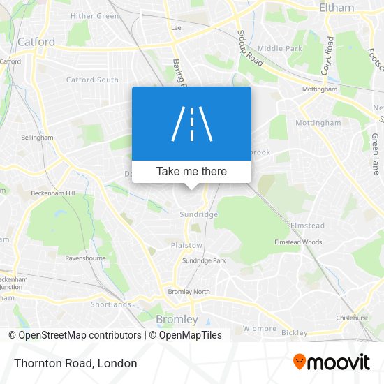 Thornton Road map