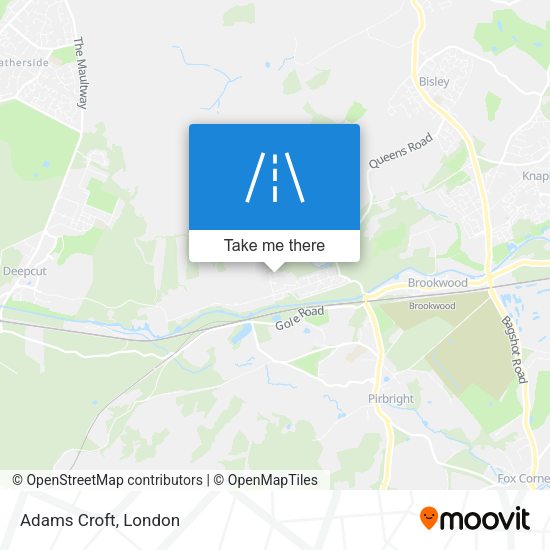 Adams Croft map
