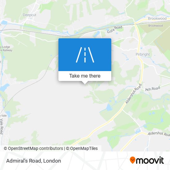 Admiral's Road map