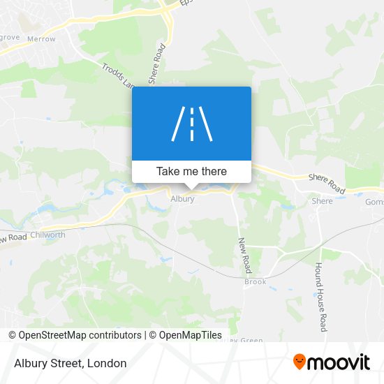 Albury Street map
