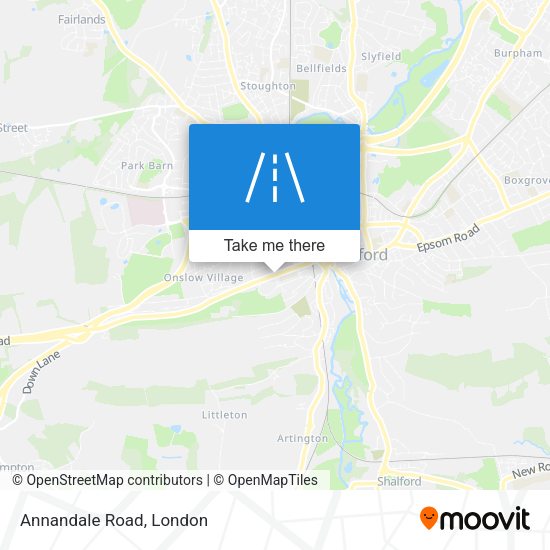 Annandale Road map