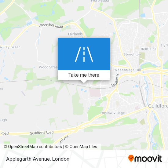 Applegarth Avenue map