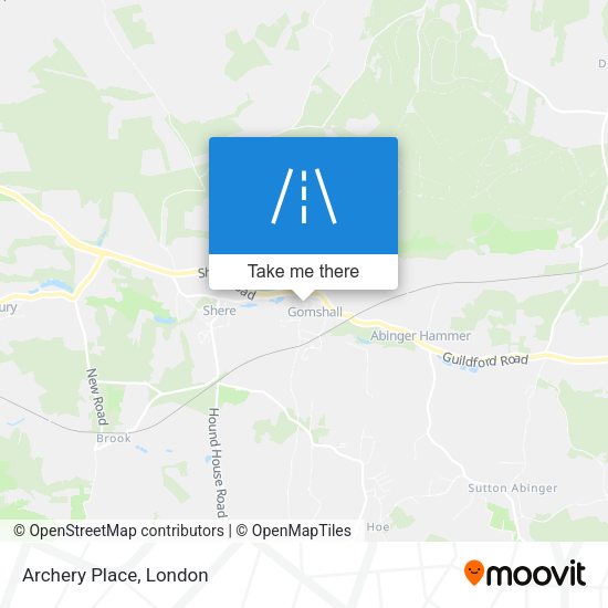 Archery Place map