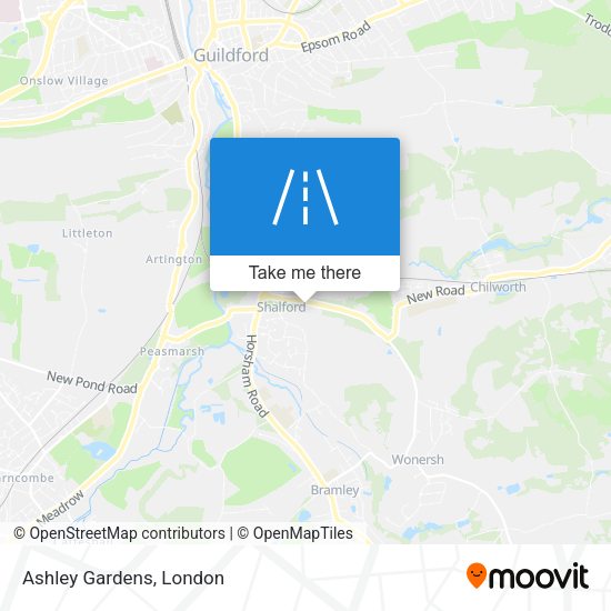Ashley Gardens map