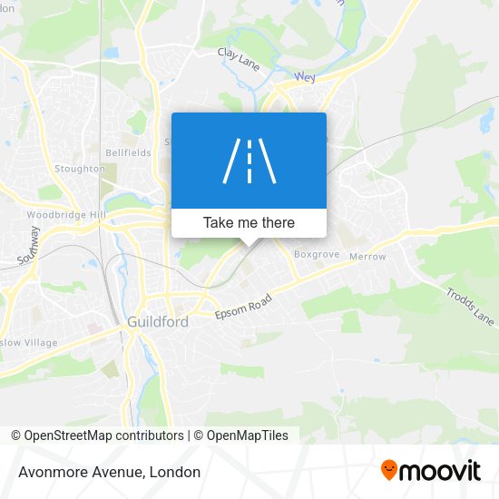 Avonmore Avenue map