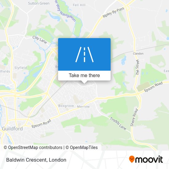 Baldwin Crescent map