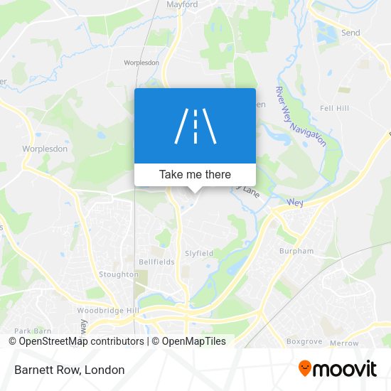 Barnett Row map