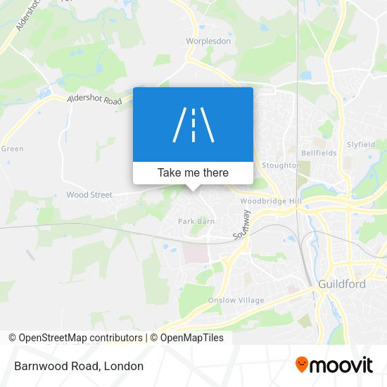 Barnwood Road map