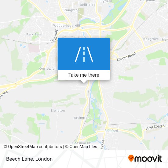 Beech Lane map