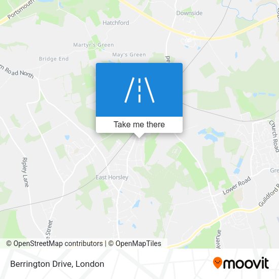Berrington Drive map
