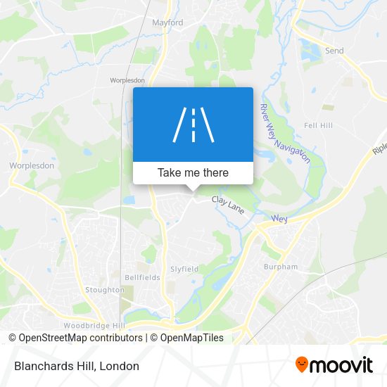 Blanchards Hill map