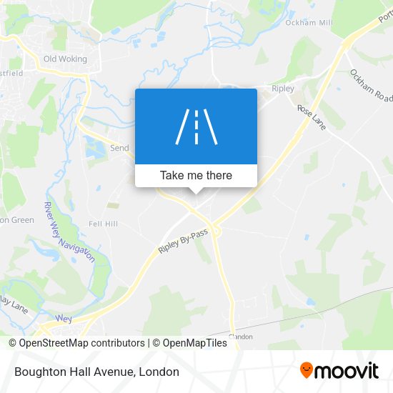 Boughton Hall Avenue map
