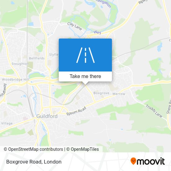 Boxgrove Road map