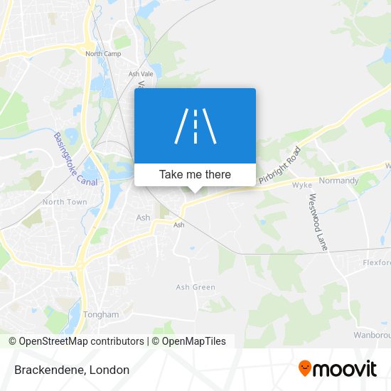 Brackendene map