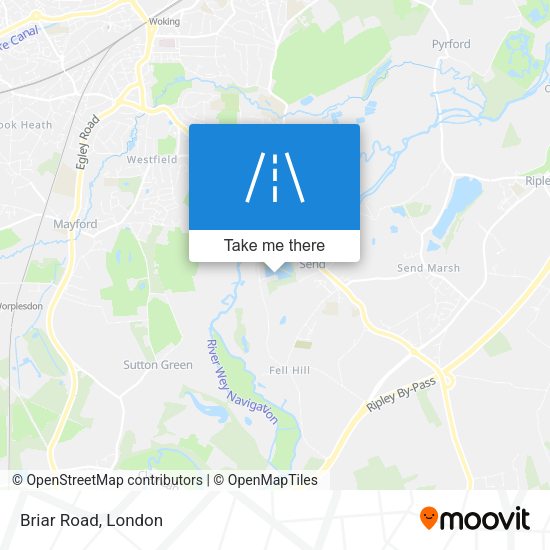 Briar Road map