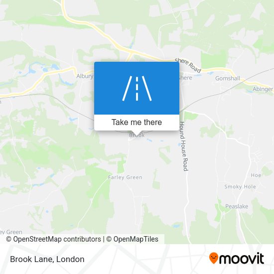 Brook Lane map
