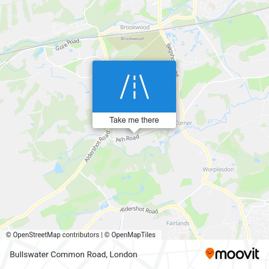 Bullswater Common Road map