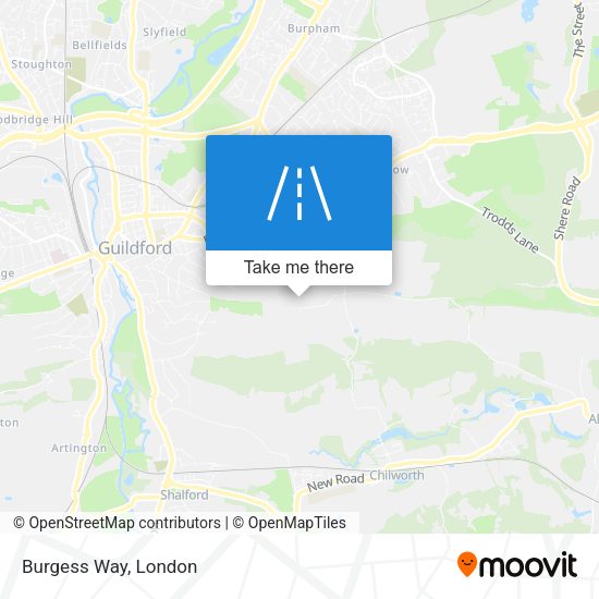 Burgess Way map