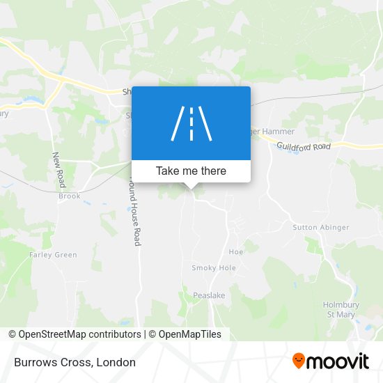 Burrows Cross map