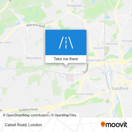 Cabell Road map