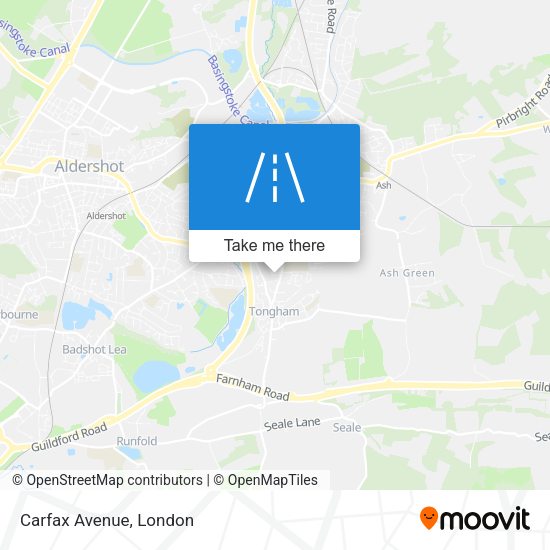 Carfax Avenue map