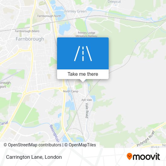 Carrington Lane map