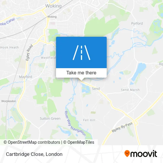 Cartbridge Close map