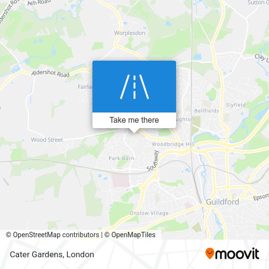 Cater Gardens map