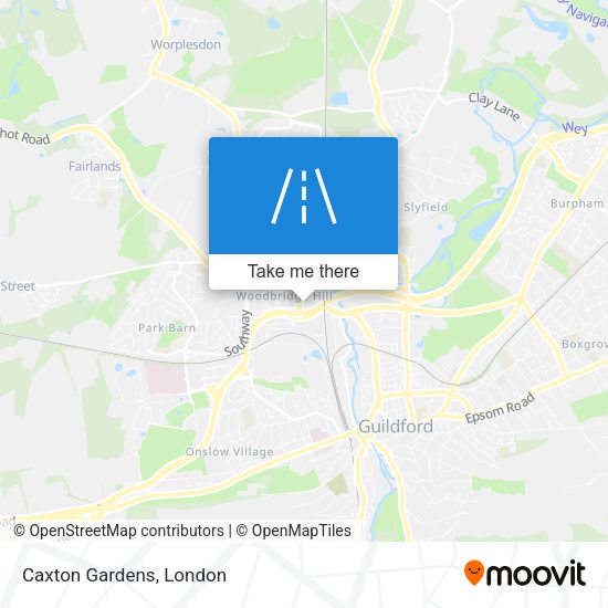 Caxton Gardens map