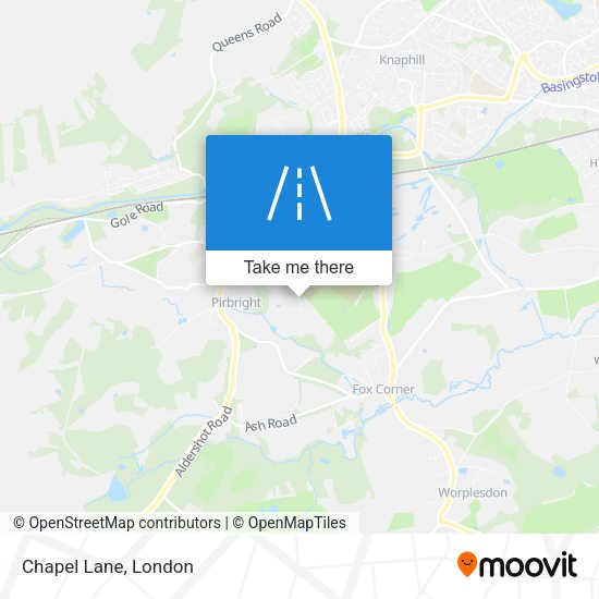 Chapel Lane map