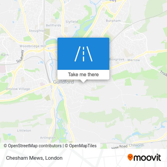 Chesham Mews map