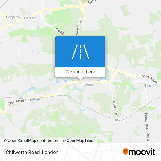 Chilworth Road map