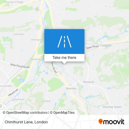 Chinthurst Lane map