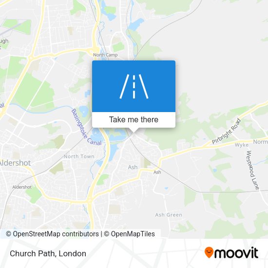 Church Path map