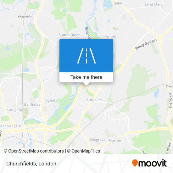 Churchfields map
