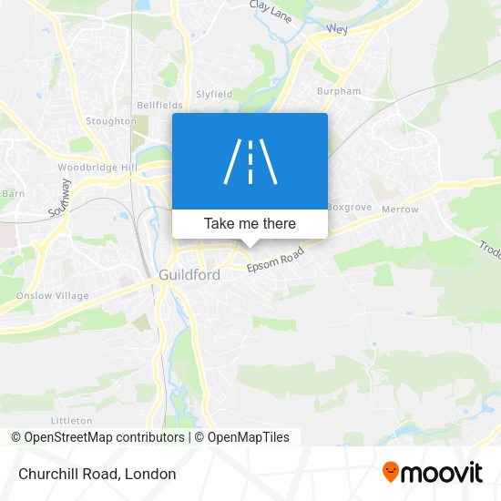 Churchill Road map