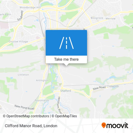 Clifford Manor Road map