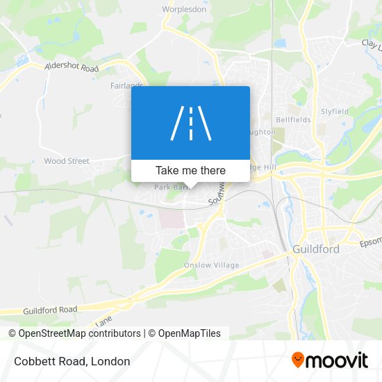 Cobbett Road map