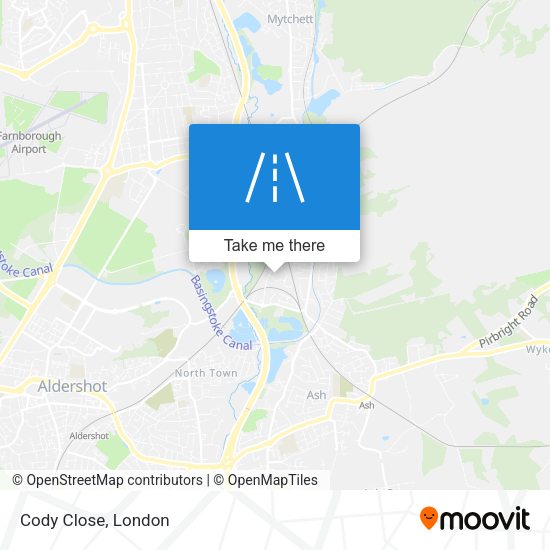 Cody Close map